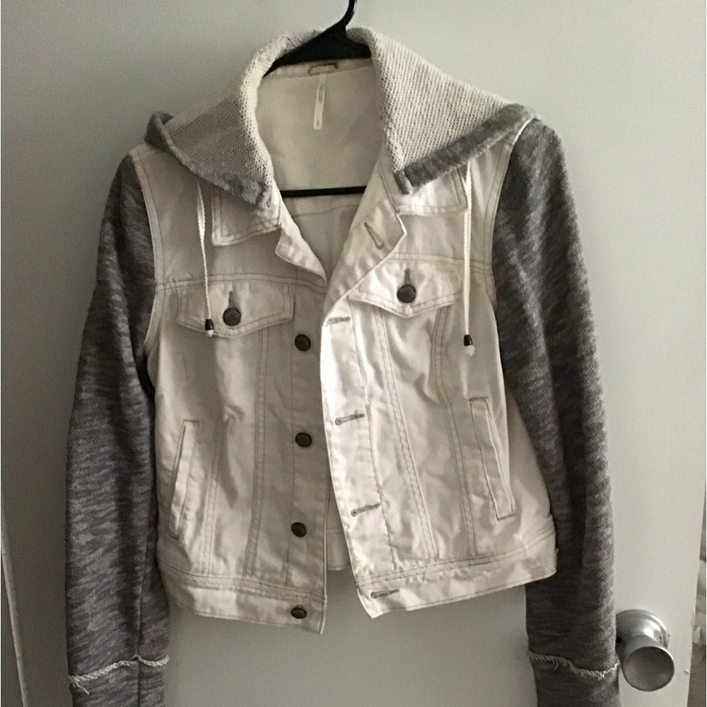 Free people Mixed Media Jacket